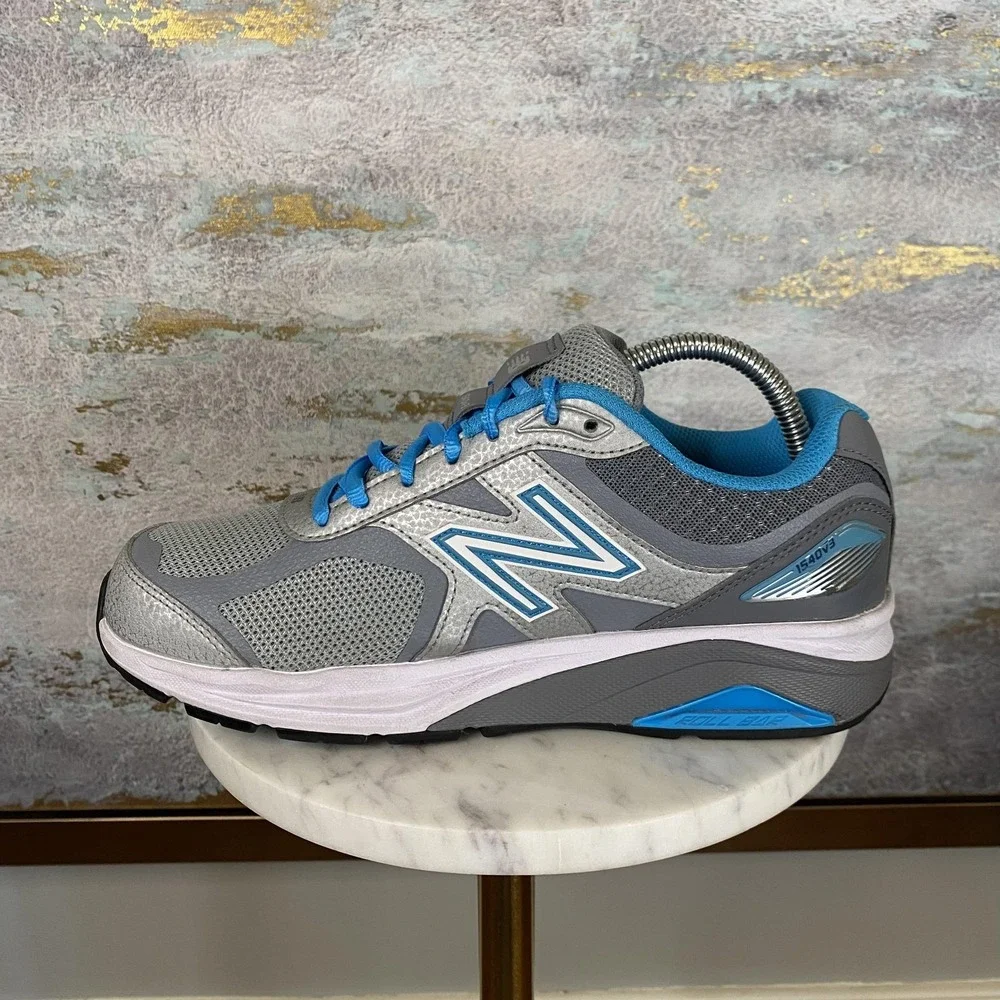 New Balance 1540v3 Shoes Womens Size 8 Gray Blue Running Sneakers